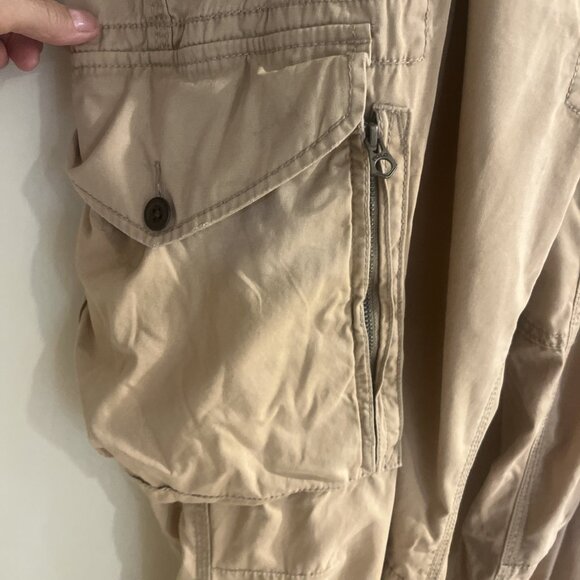 Ralph Lauren Cargo Pants grunge Khaki streetwear 42x32 eBay 9 Pocket Vintage - Picture 4 of 16